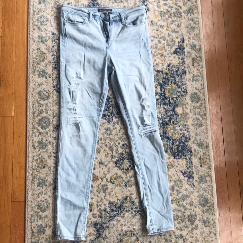 Abercrombie and Fitch distressed jeans